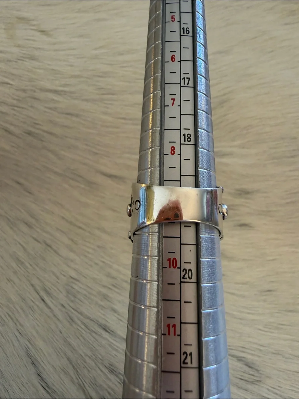 ❤️ Signed Galaxy Micro Inlaid Large Pueblo Scene Sterling Ring Sz 9 Unisex 8.7G - Picture 10 of 17